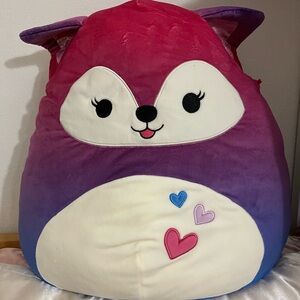 valentine’s day squad fox squishmallow 16”
